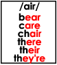 /air/ sound word list