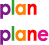 plan plane in color letters