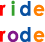 ride rode in color letters