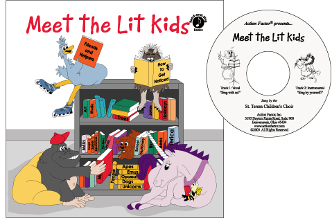 Meet the Lit Kids front cover with CD