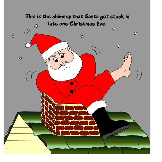 When Santa Got Stuck in the Chimney page 3
