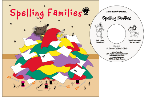 Spelling Families front cover with CD