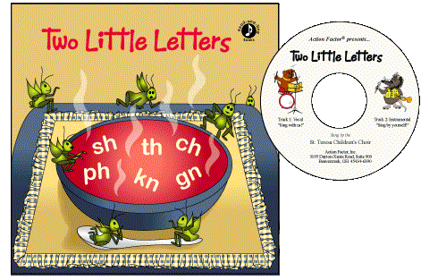 Two Little Letters front cover with CD